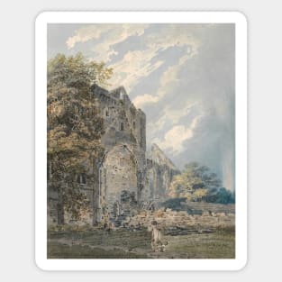 Pluscardine Abbey, Elgin by Thomas Girtin Magnet